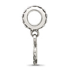 Sterling Silver Reflections Crystal Horse Dangle Bead