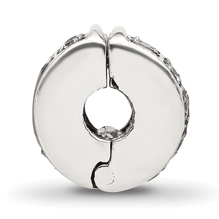 Sterling Silver Reflections CZ Clip Bead Secondary image