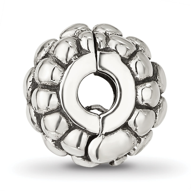 Sterling Silver Reflections Polished Beaded Clip Bead Secondary image