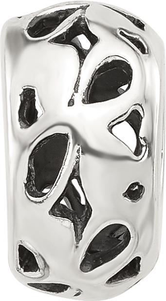 Sterling Silver Reflections Design Spacer  Bead