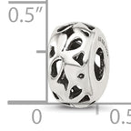 Sterling Silver Reflections Design Spacer  Bead