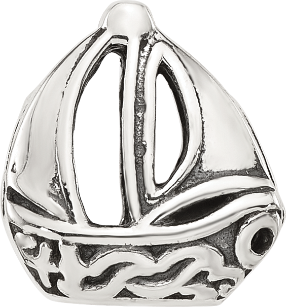 Sterling Silver Reflections Sailboat Bead