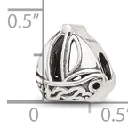 Sterling Silver Reflections Sailboat Bead