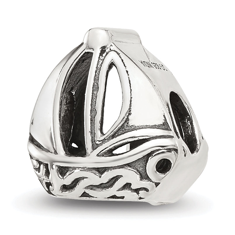 Sterling Silver Reflections Sailboat Bead Main image