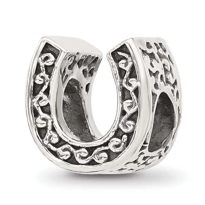 Sterling Silver Reflections Horseshoe Bead Main image