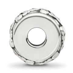 Sterling Silver Reflections Scroll Design Spacer  Bead