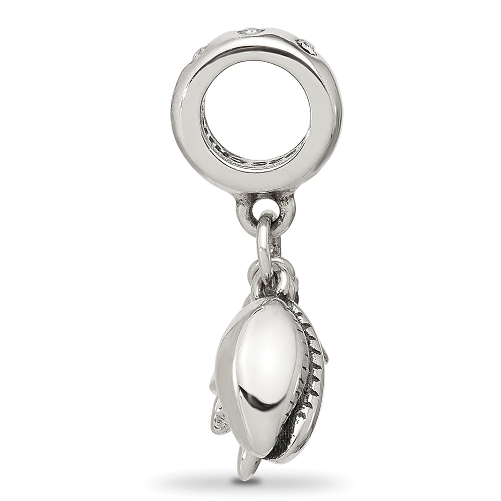 Sterling Silver Reflections Enamel Turtle, Shell & Starfish Dangle Bead
