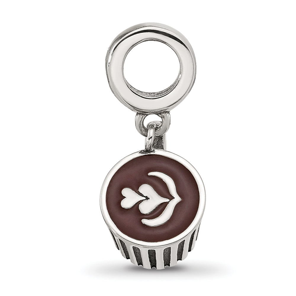 Sterling Silver Reflections Heart Cappuccino Bead Secondary image