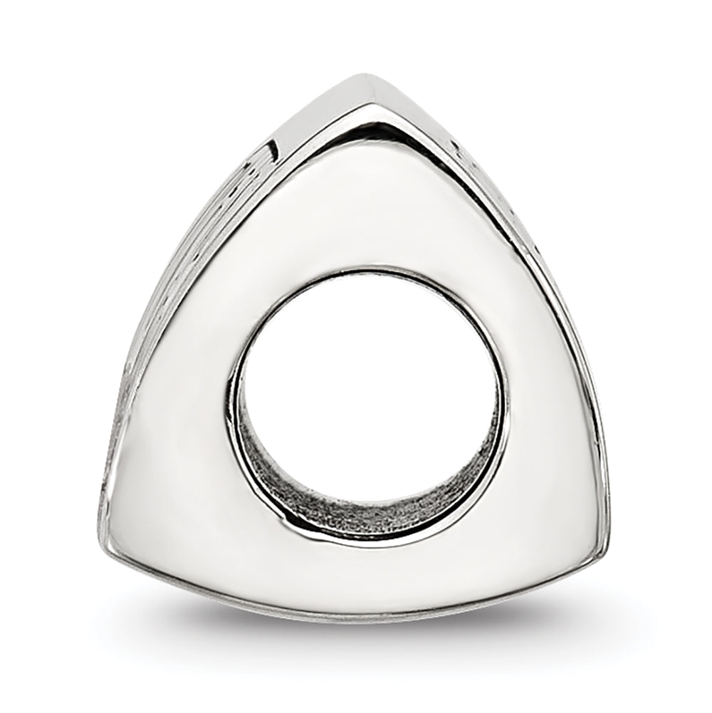 Sterling Silver Polished 2025 Graduation Bead Secondary image