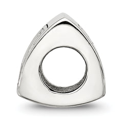 Sterling Silver Polished 2025 Graduation Bead