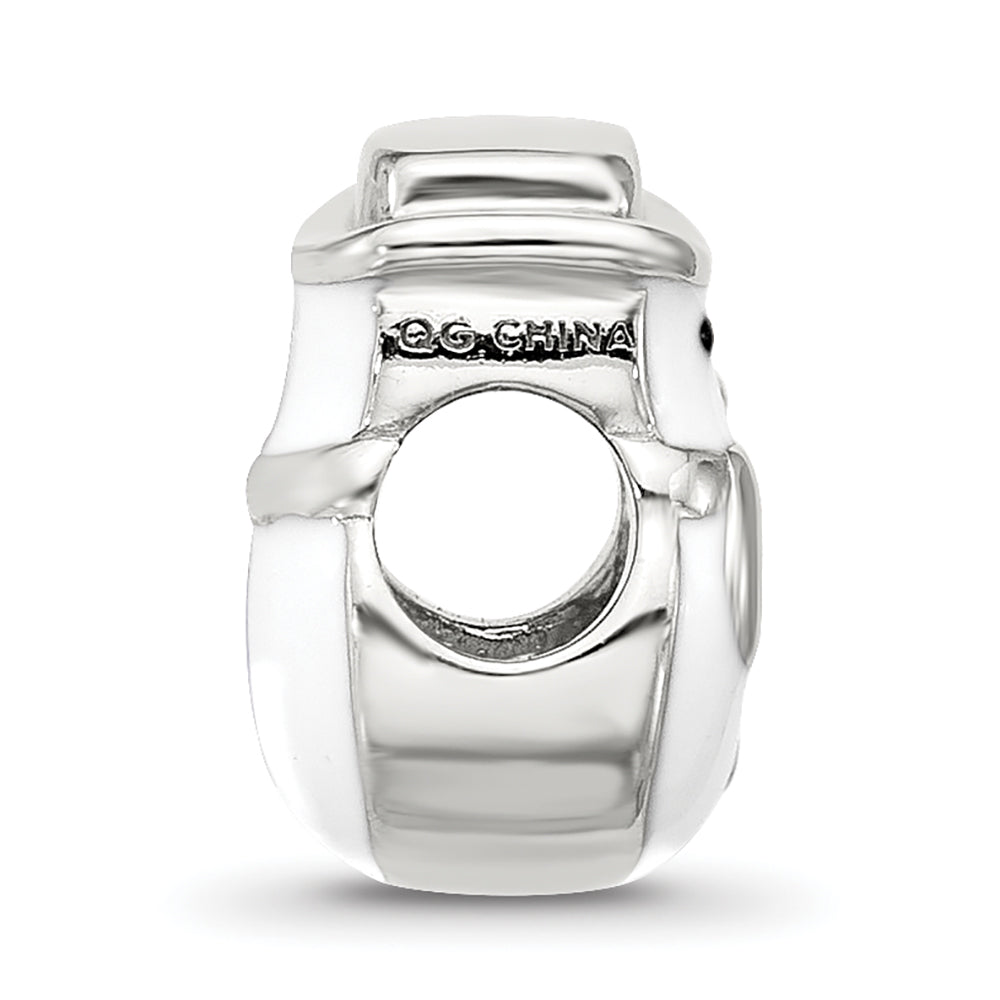 Sterling Silver Reflections Kids Enamel Snowman With Hat Bead Secondary image
