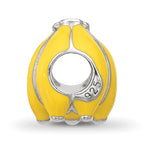 Sterling Silver Reflections Kids Enamel Banana Bunch Bead