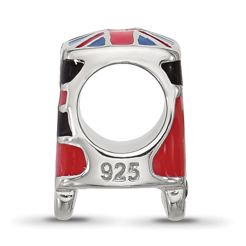 Sterling Silver Reflections Kids Enamel London Bus Bead Secondary image