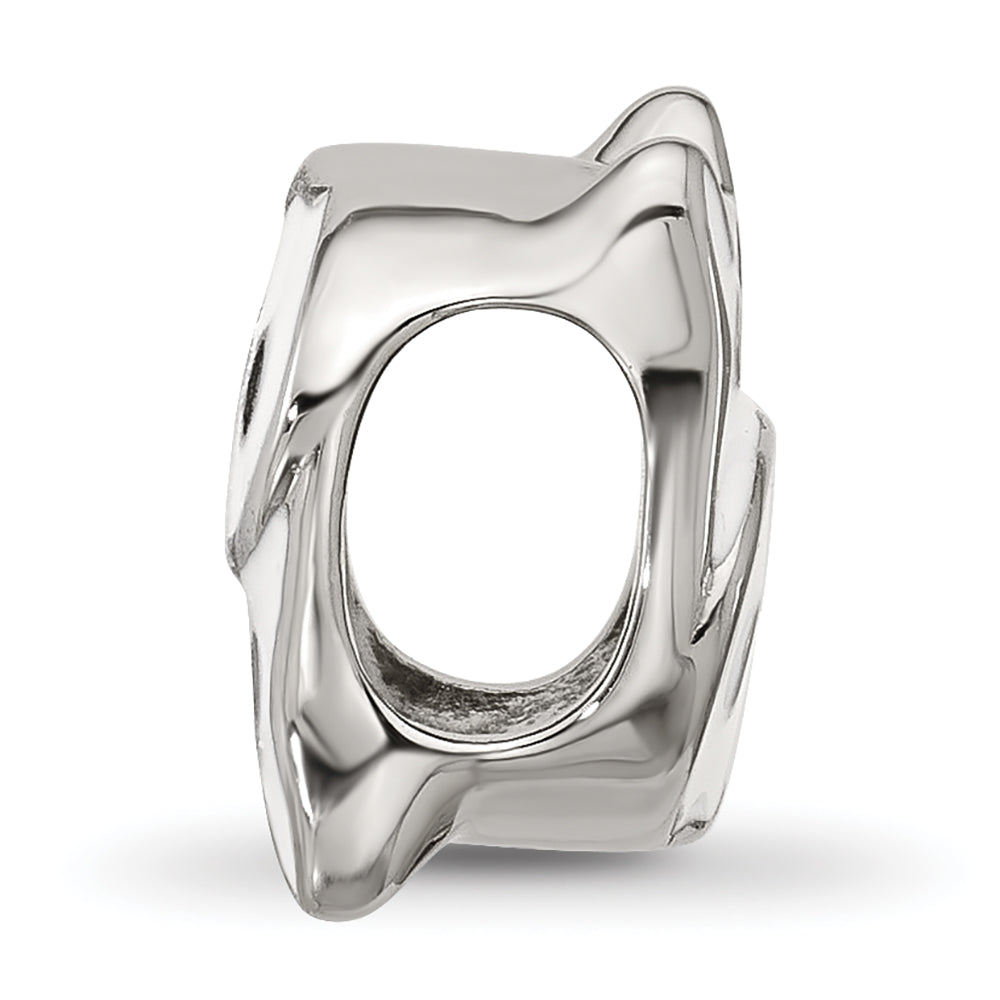 Sterlnig Silver Reflections Enamel Cow Face Bead