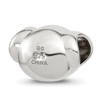 Sterling Silver Reflections Enamel Koala Bear Face Bead