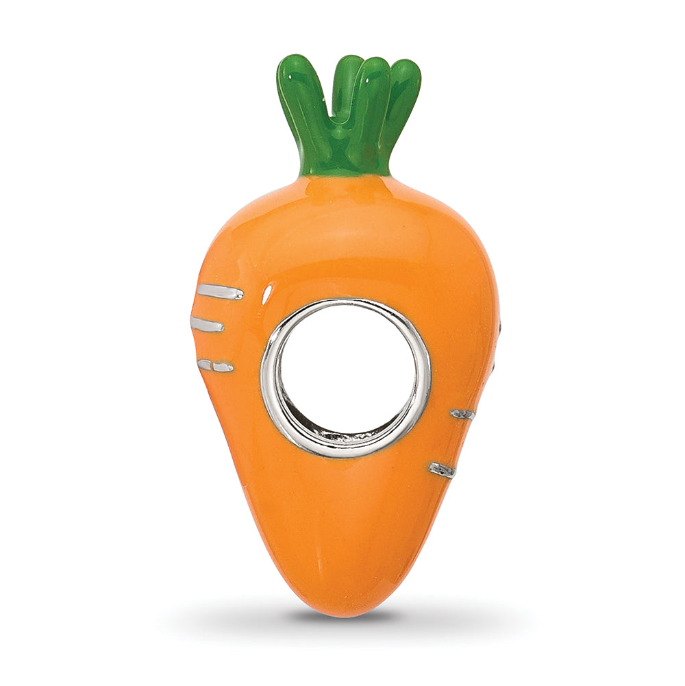 Sterling Silver Reflections Enamel Carrot Bead Secondary image