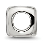 Sterling Silver Reflections Enamel 6 Sided Dice Bead