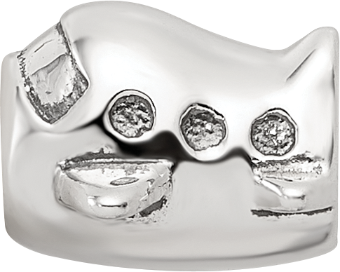 Sterling Silver Reflections Kids Airplane Bead