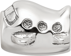 Sterling Silver Reflections Kids Airplane Bead