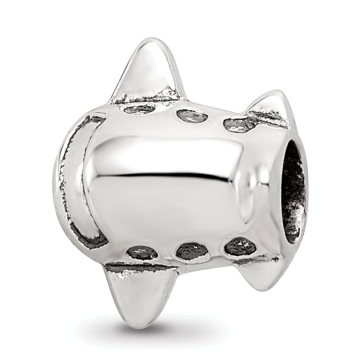 Sterling Silver Reflections Kids Airplane Bead