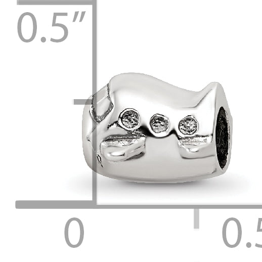 Sterling Silver Reflections Kids Airplane Bead
