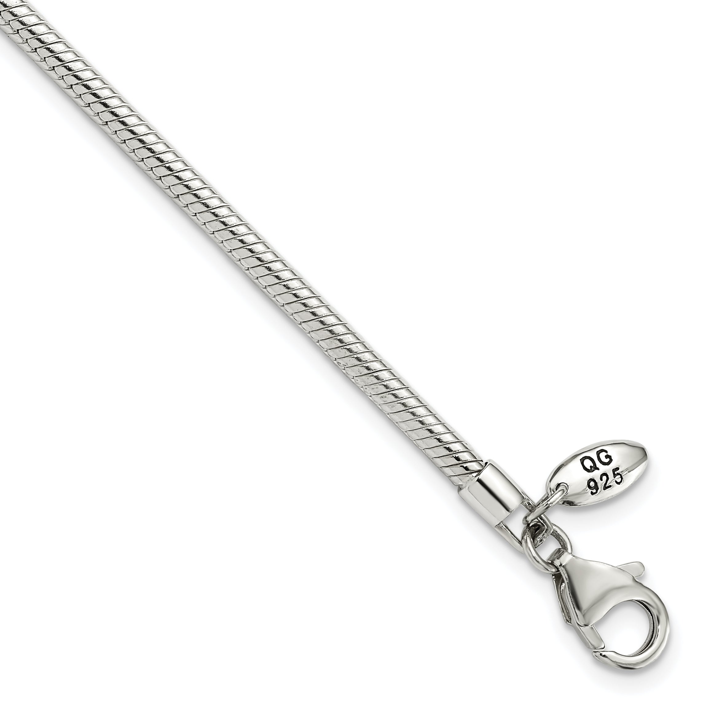 Sterling Silver Reflections Lobster Clasp Bead Necklace Main image
