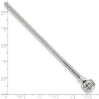 Sterling Silver Link Chain Necklace 2mm