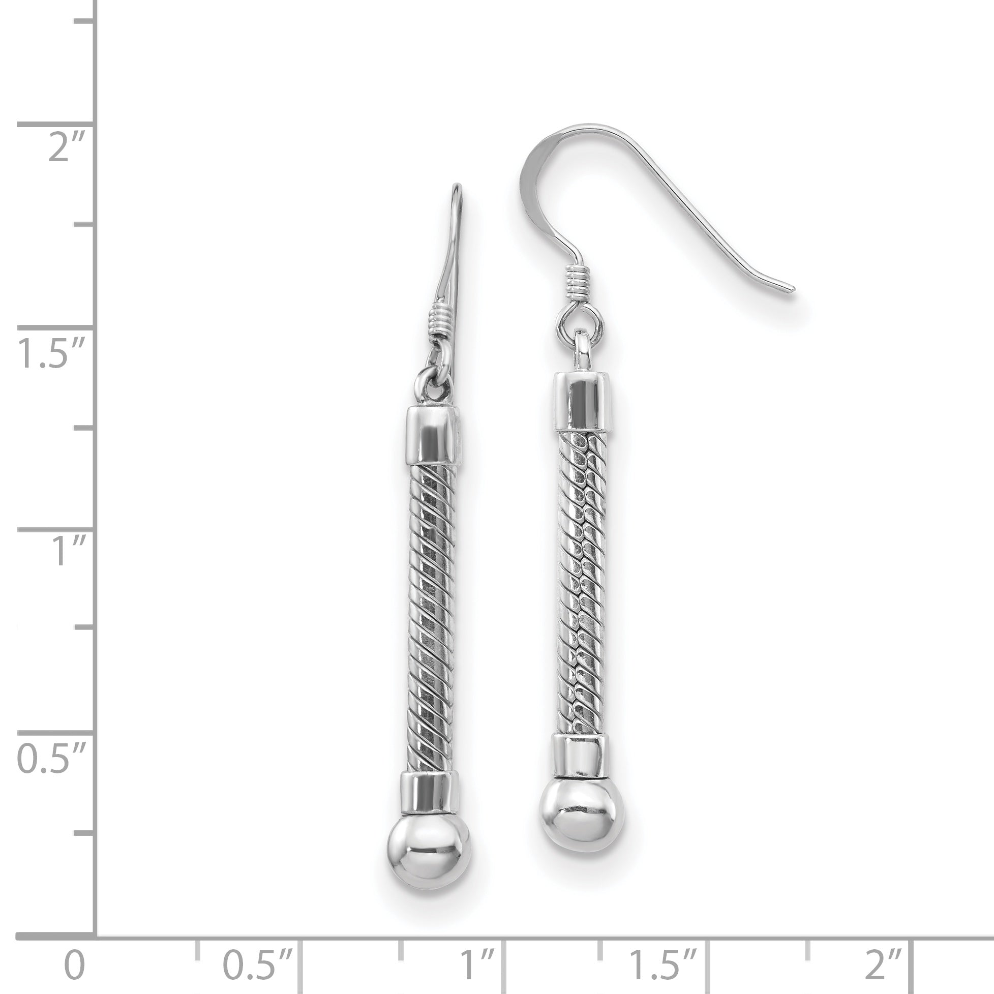 Sterling Silver Reflections Long Earring