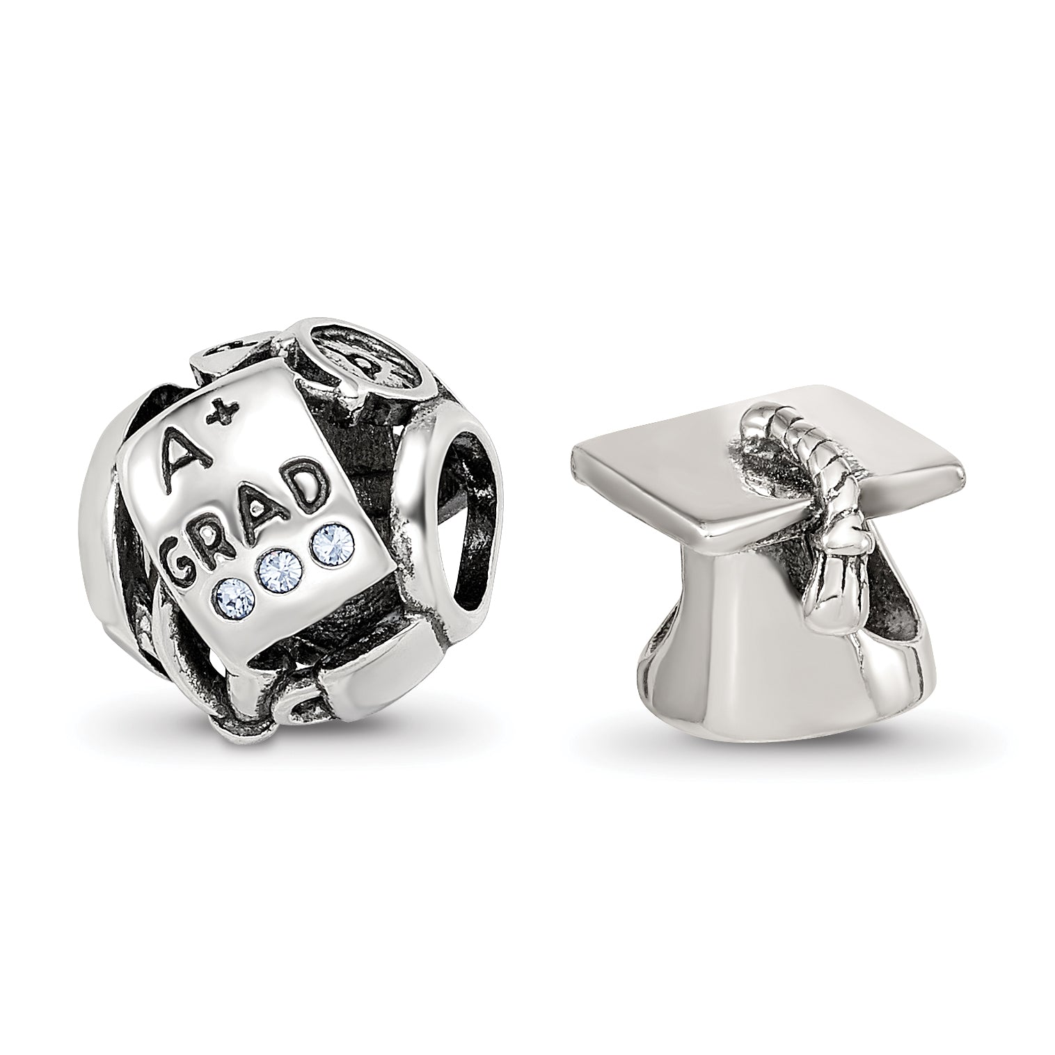 Sterling Silver Reflections Graduation Boxed Bead Set Main image