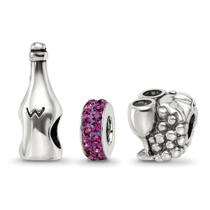 Reflection Beads Sterling Silver Wine Country Boxed Bead Set - Sophia Jewelers