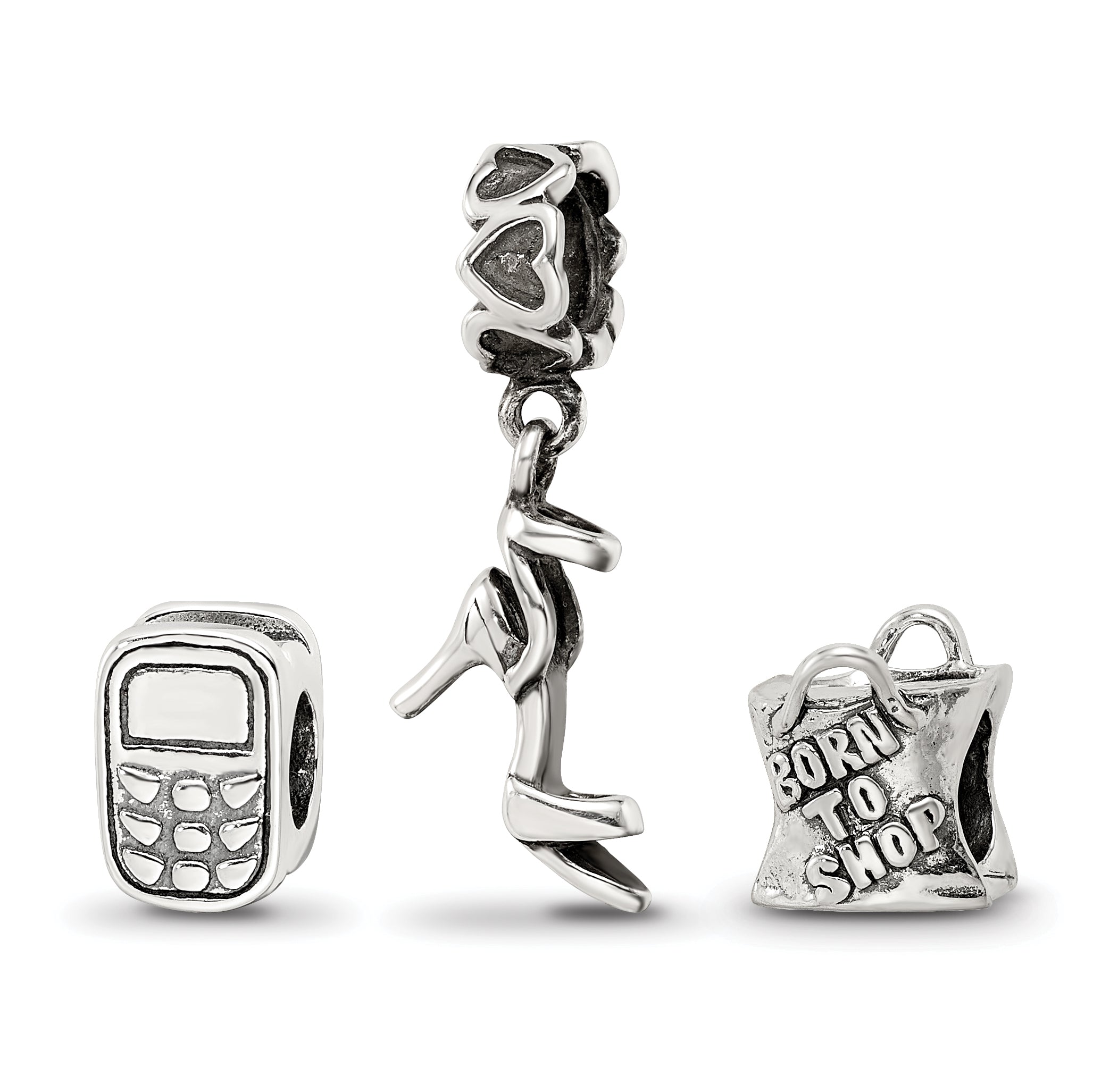 Sterling Silver Reflections Stylish Girl Boxed Bead Set Main image