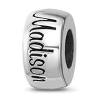 Sterling Silver Reflection Personalized Bead