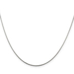 Sterling Silver 1.2mm Patterned Diamond-Cut Snake Chain
