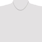 Sterling Silver Diamond-Cut Snake Chain Necklace 1.2mm
