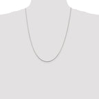 Sterling Silver 1.2mm Patterned Diamond-cut Snake Chain