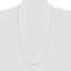 Sterling Silver 1.2mm Patterned Diamond-Cut Snake Chain