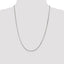 Sterling Silver 1.5mm Diamond-Cut Flat Snake Chain