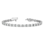 31-Stone Cubic Zirconia Bracelet in Sterling Silver - Sophia Jewelers