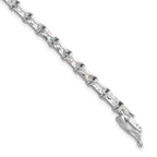 31-Stone Cubic Zirconia Bracelet in Sterling Silver - Sophia Jewelers