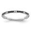 Sterling Silver Stackable Expressions Black & White Diamond Ring