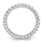 Sterling Silver Stackable Expressions Created Opal Ring