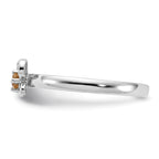 Sterling Silver Stackable Expressions Citrine Ring