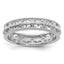 Sterling Silver Stackable Expressions Polished Fleur De Lis Ring