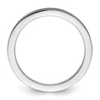 Sterling Silver Stackable Expressions Black Enameled 1.5mm Ring