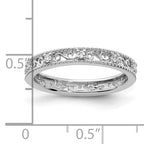 Sterling Silver Stackable Expressions White Topaz Ring