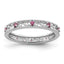 Sterling Silver Stackable Expressions Rhodolite Garnet Ring