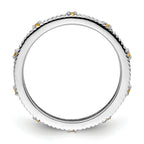 Sterling Silver Stackable Expressions Citrine Ring