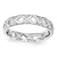Sterling Silver Stackable Expressions Carved Ring