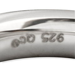 Sterling Silver Stackable Expressions Brown Enameled 3.25mm Ring