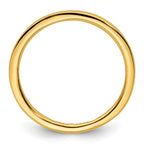 Sterling Silver Stackable Expressions Gold-plated Polished Ring